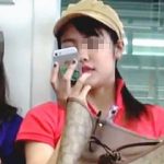 【盗撮動画】電車の対面で本物のパンチラ晒して煽って来る生脚ミニスカサンダル女子♪