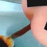 【閲覧注意】流れないトイレに入って前の人が残した汚物に重ねグソして逃亡するＯＬさん♪