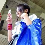 【盗撮動画】見た目の印象からは想像できないメスの本性丸出しなパンティ穿いてる電車通学ＪＫ♪