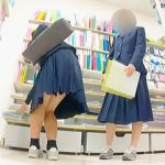 【盗撮動画】観られたガールのＪＫよりも校則厳守の膝丈スカートＪＫのパンチラに激勃ち♪